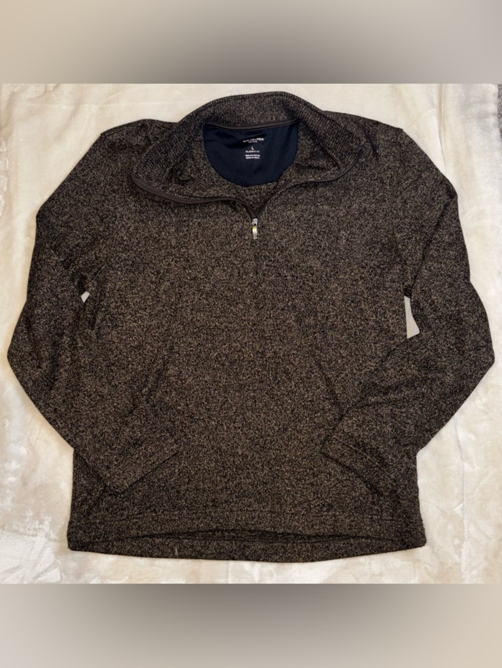 Van Heusen Men's Half-Zip Sweater - Charcoal Heather